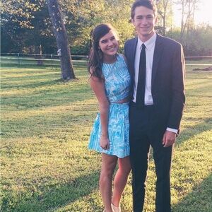 Lilly Pulitzer Blue and White Toile Set